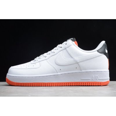 Nike Air Force 1 '07 Lv8 Low Beyaz / Siyah / Turuncu Kaykay Ayakkabı Türkiye - PGCBPYWV